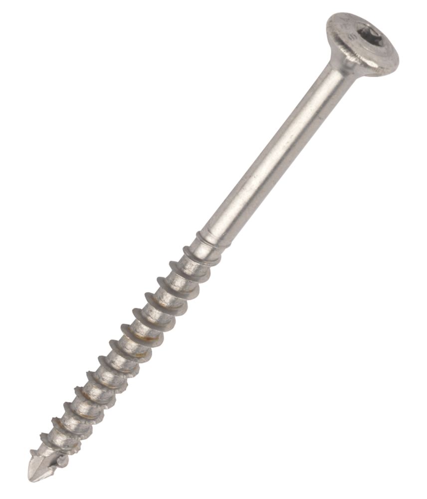 Spax Paquet de 100 vis à tête fraisée en acier inoxydable 5 x 70mm