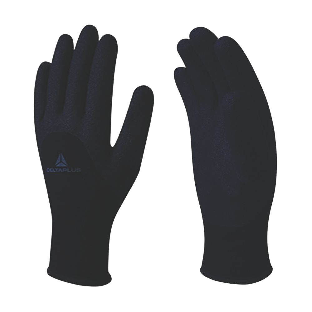 Gants de travail thermiques Delta Plus VV750NO noirs taille L