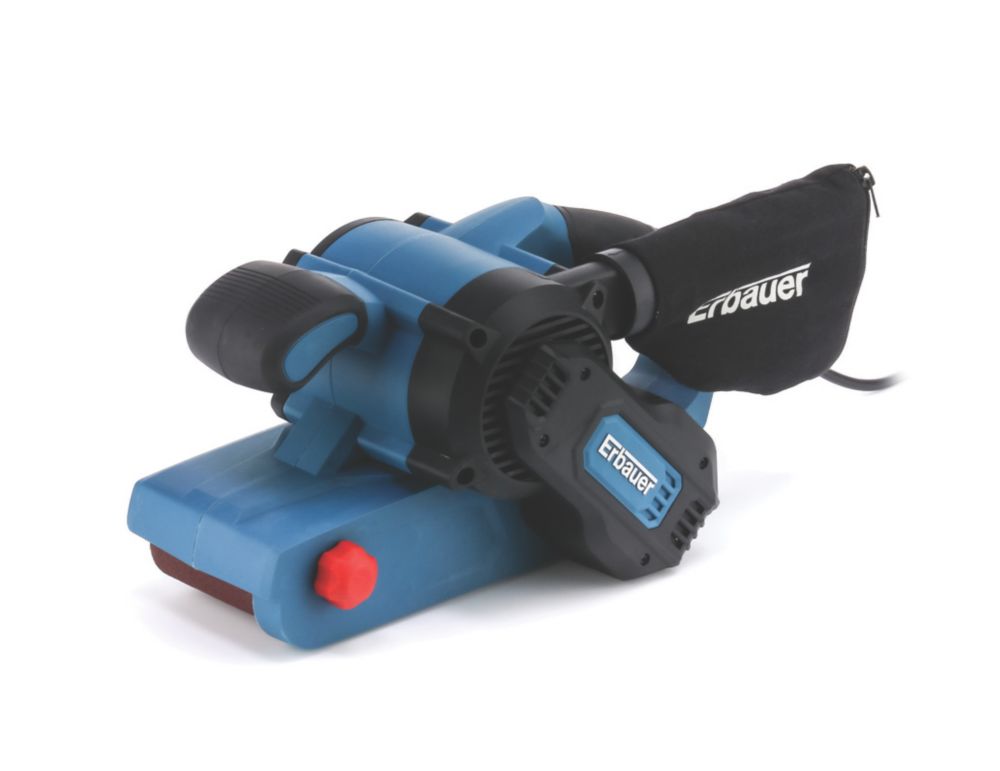 Ponceuse à bande filaire 76mm 220-240V Erbauer EBS950 950W
