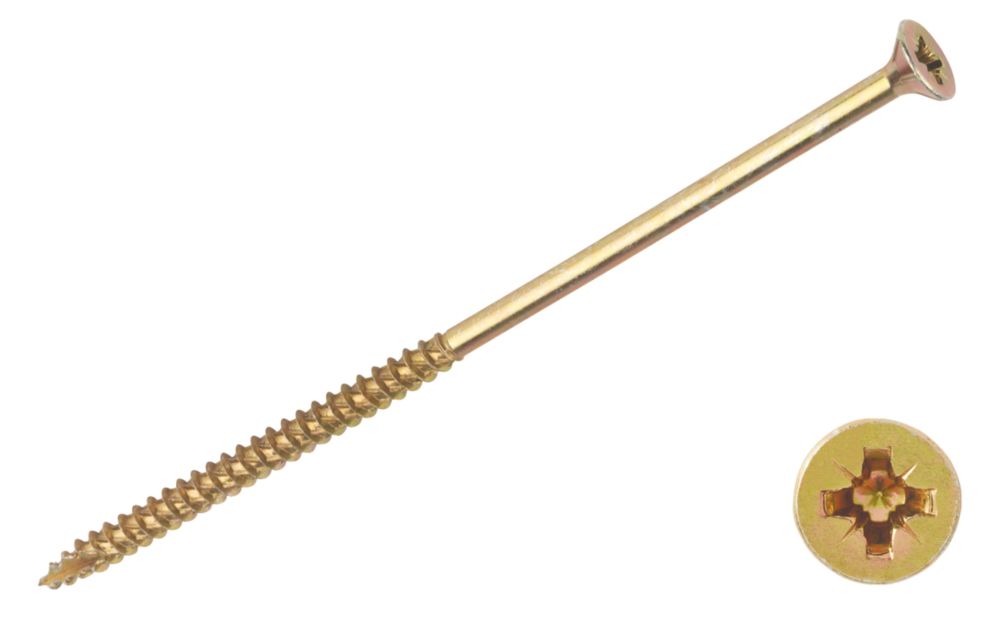 50 vis à double tête fraisée polyvalentes PZ TurboGold 6 x 150mm