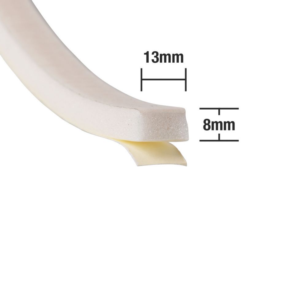 Lot de 2 coupe-bise extra épais Stormguard blancs 3,5m.