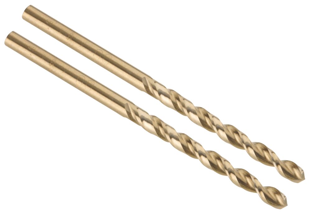 Lot de 2 forets métal HSS Cobalt 4 x 75mm DeWalt Extreme