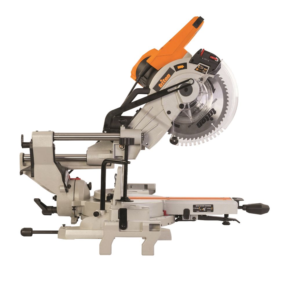 Scie à onglet radiale coulissante filaire 254mm 240V Triton TCMS254 1800W