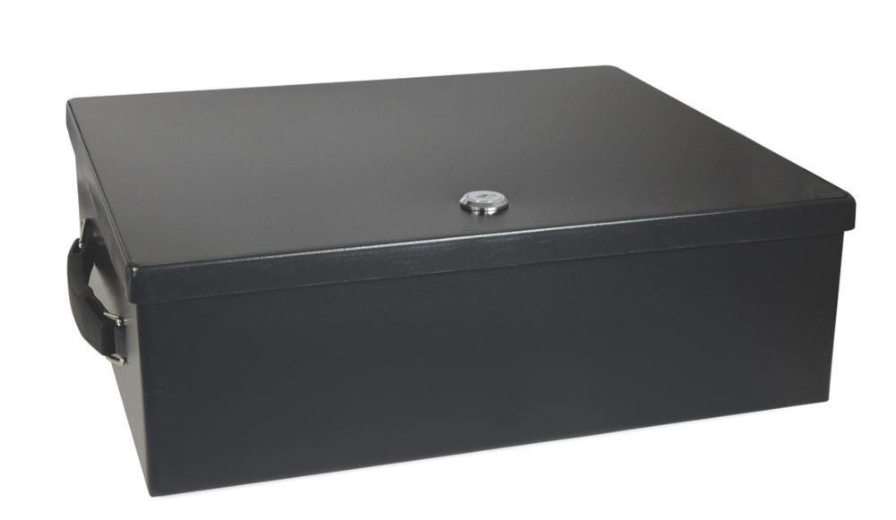 MASTER LOCK Bo&icirc;te &agrave; monnaie s&eacute;curis&eacute;e Format L - Coffre de rangement - Verrouillage &agrave; cl&eacute; 