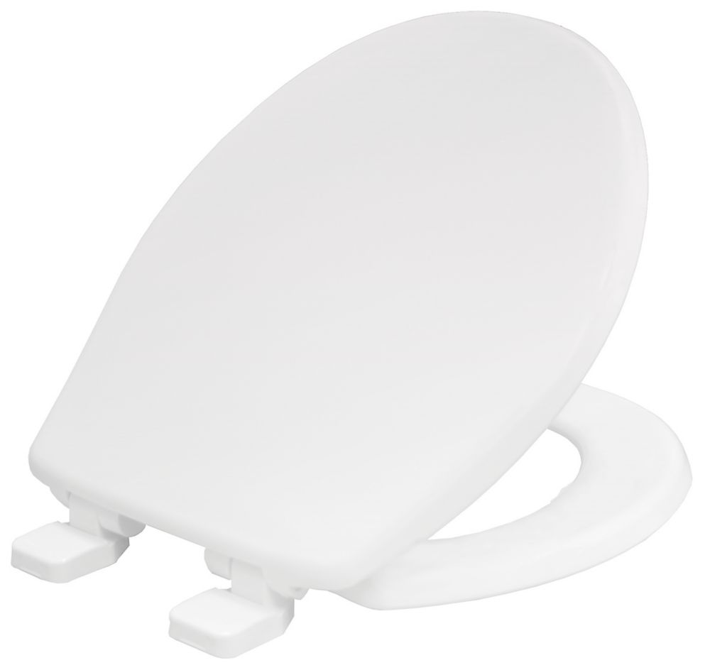 Abattant de WC à frein de chute Bemis York thermoplastique blanc