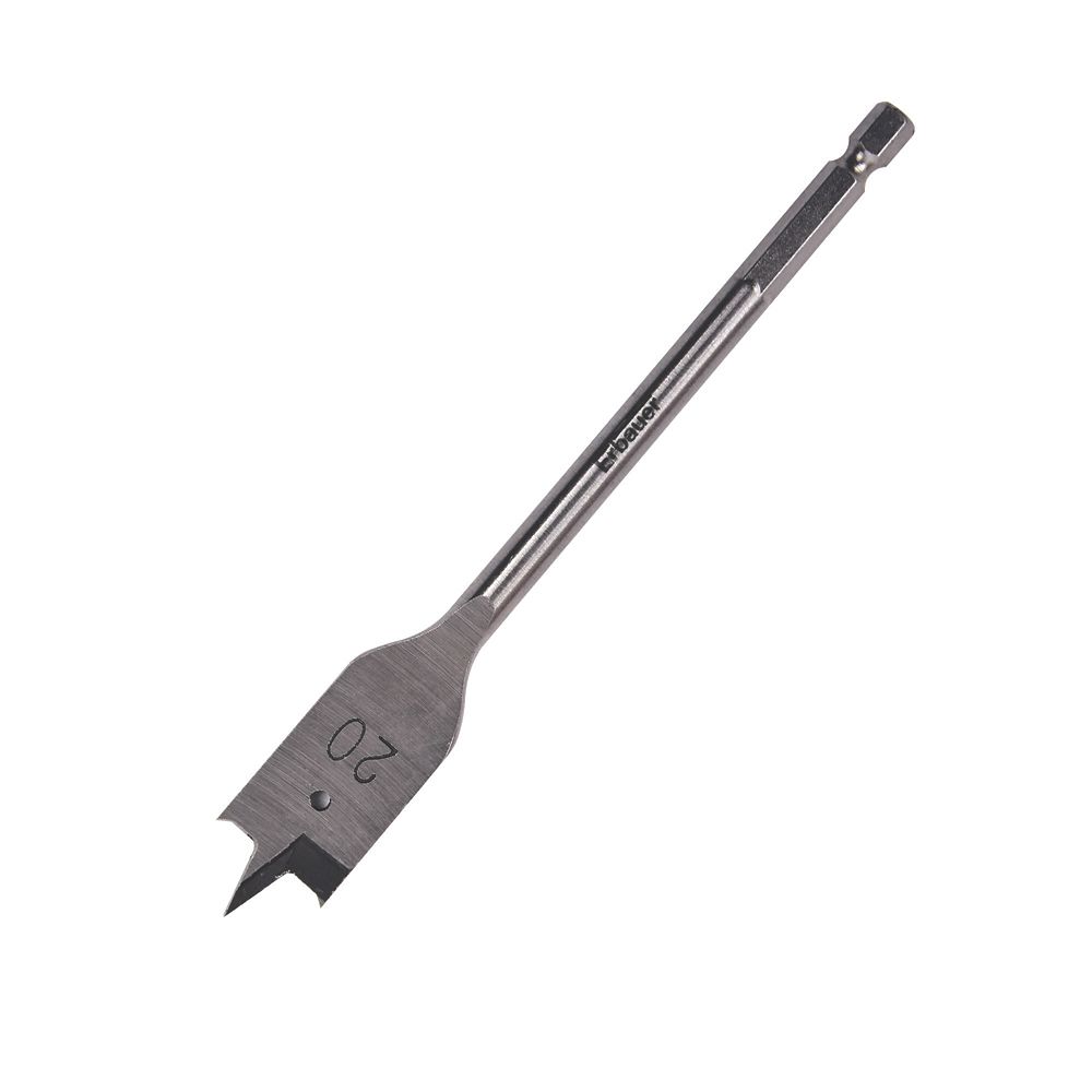 Mèche à bois plate 20mm x 152mm Erbauer