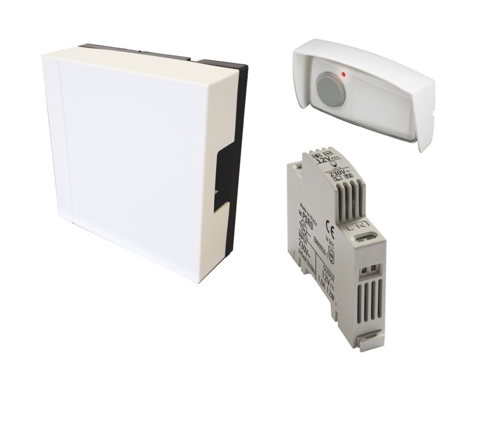 Kit de carillon électromécanique filaire SCS Sentinel MecaBell Transfo blanc