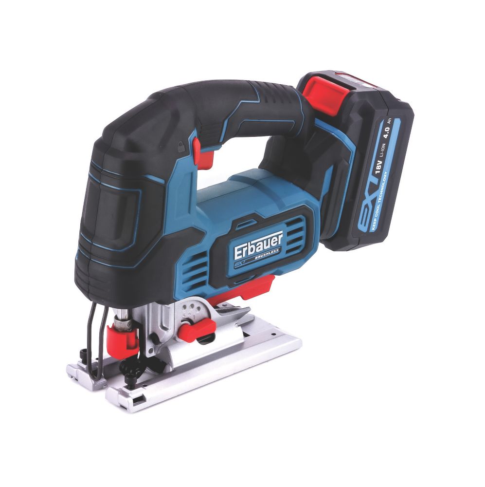Scie sauteuse sans fil brushless Erbauer EJS18-Li 18V Li-ion EXT