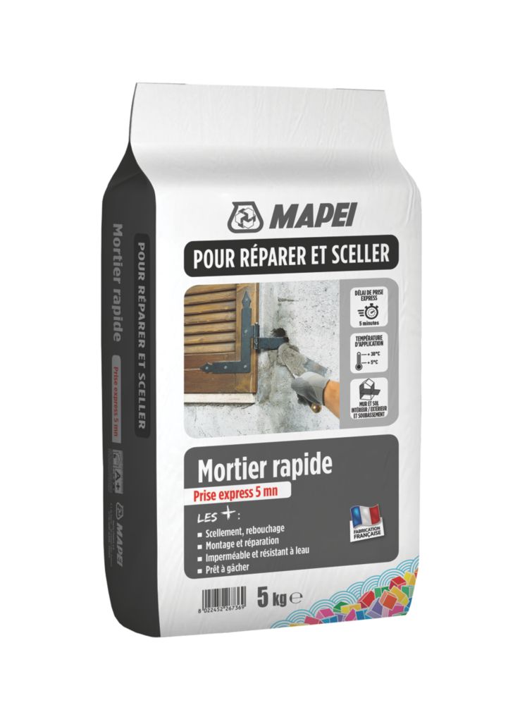 Mortier de maçonnerie 5kg mortier gris 5kg Mapei MAPEI