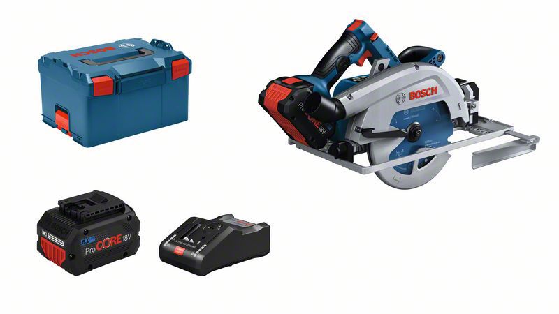 Scie circulaire sans fil brushless Bosch GKS 18V-68 GC 190mm 18V 2x5,5Ah Li-ion ProCORE