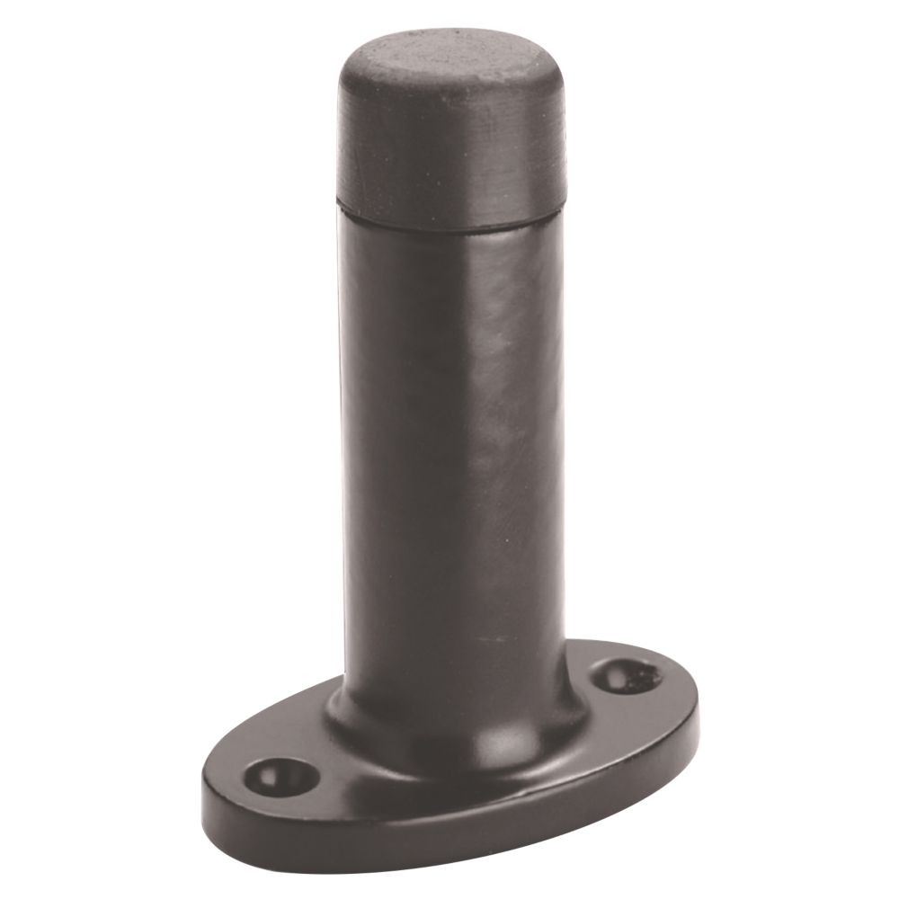 Butée de porte cylindrique saillante Carlisle Brass noir antique