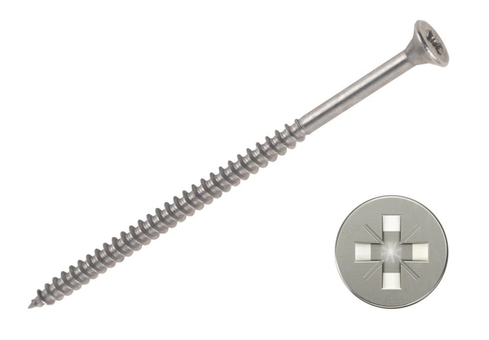 100 vis à double tête fraisée polyvalentes PZ Ultra Screw 5 x 100mm