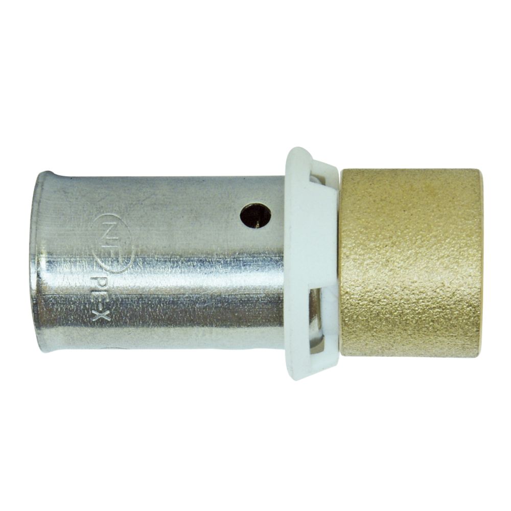 Raccord PER à sertir 16mm à souder sur tube cuivre 16mm Fixoconnect