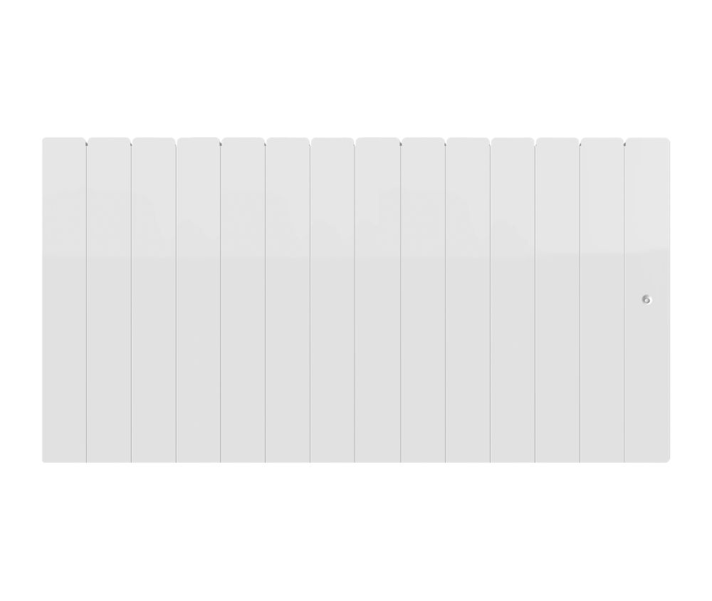 Radiateur fonte à inertie sèche Noirot blanc 2 000W
