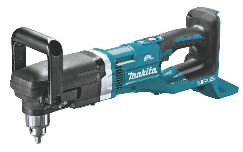 Perceuse d'angle à droite sans fil et brushless Li-Ion LXT Makita DDA460ZK Twin 18V - Sans batterie