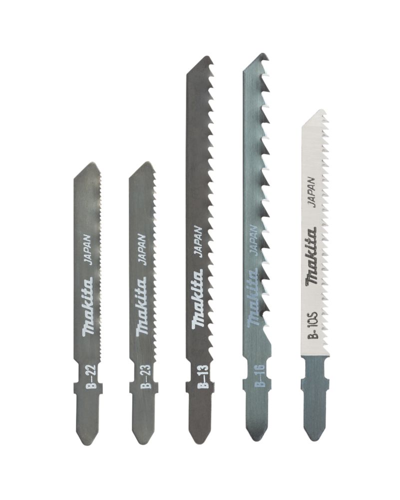 Lot de 5 lames pour scie sauteuse Makita