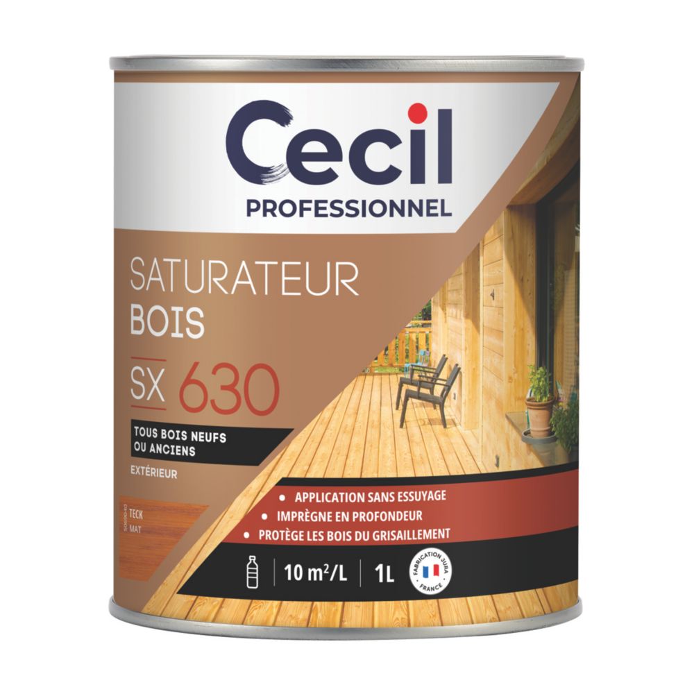 Saturateur Cecil Professionnel teck 1L