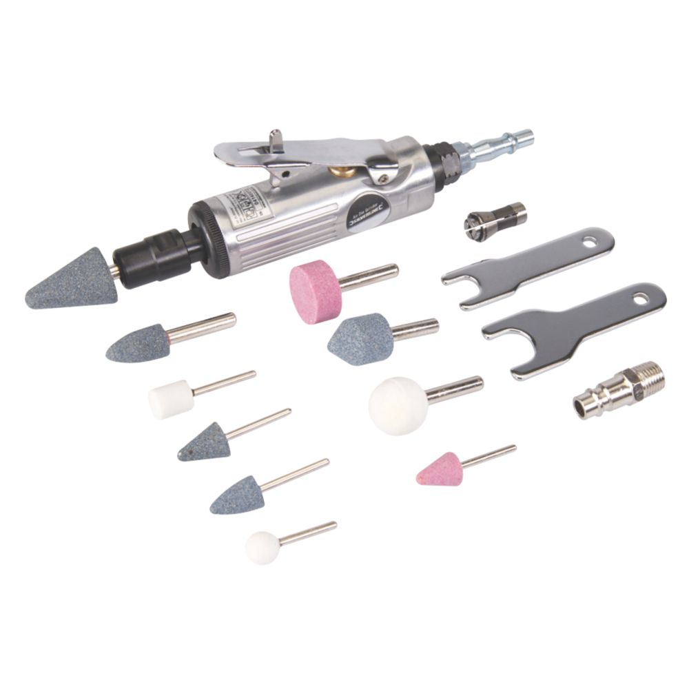 Kit pneumatique droit Silverline 160 mm - 15 pièces