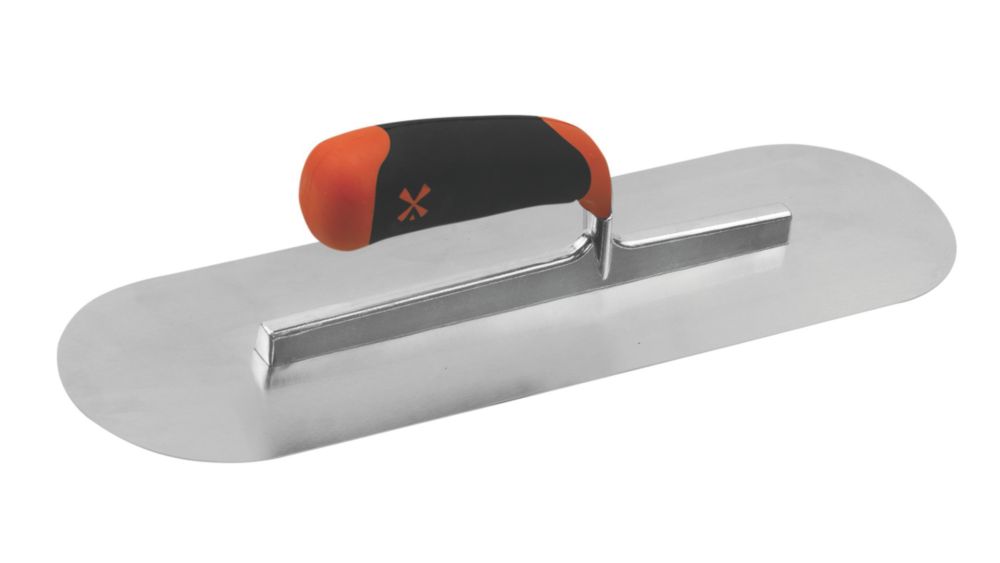 Platoir dallagiste Mondelin avec lame à double arrondi 400mm x 120mm