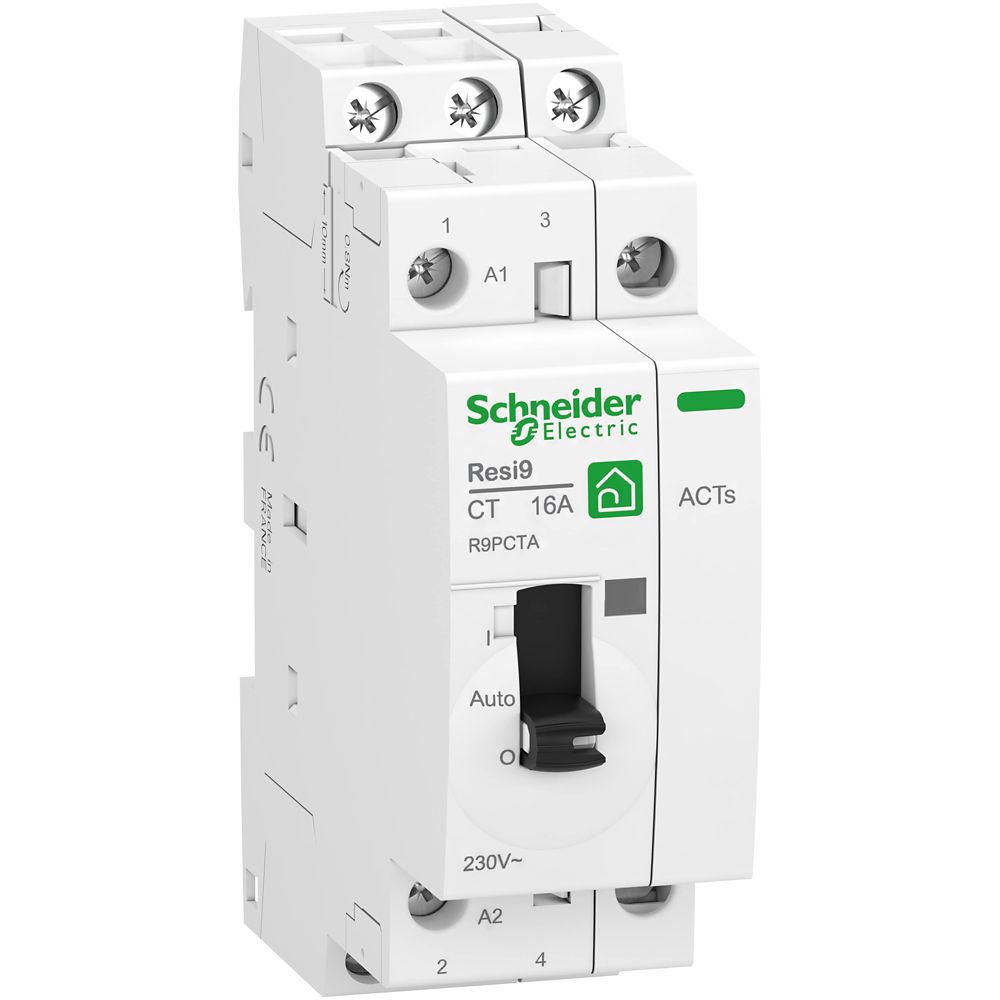 Contacteur connecté 25A 2NO auxiliarisé Wiser Resi9 XP Schneider