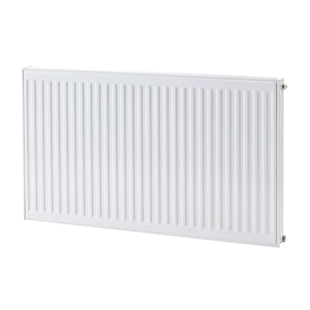Radiateur eau chaude à simple panneau Flomasta type 11 600 x 1000mm blanc
