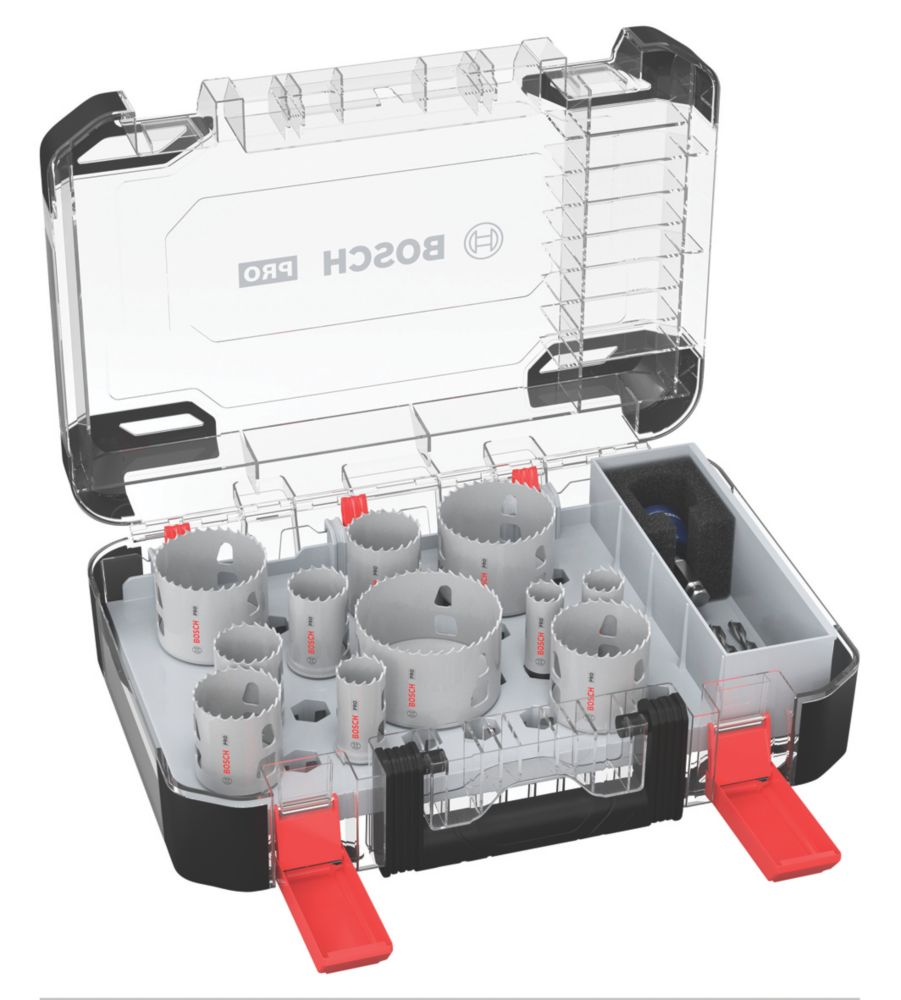 Ensemble de 11 scies-cloches multimatériaux Bosch PRO