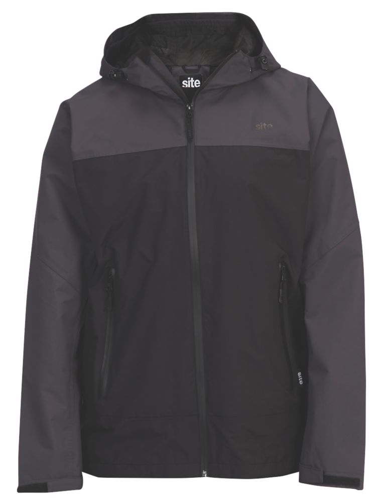 Veste de travail imperméable Site Ninebark gris / noir taille M