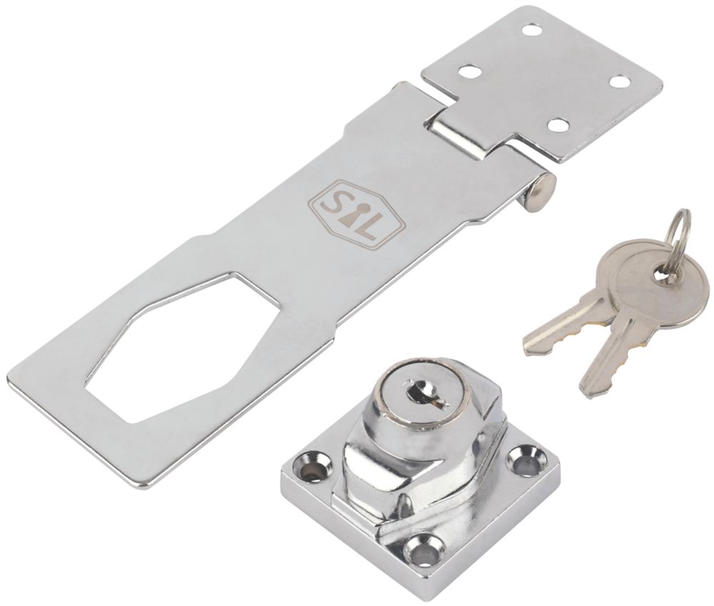 Moraillon et loquet de verrouillage chrome Smith & Locke 115mm
