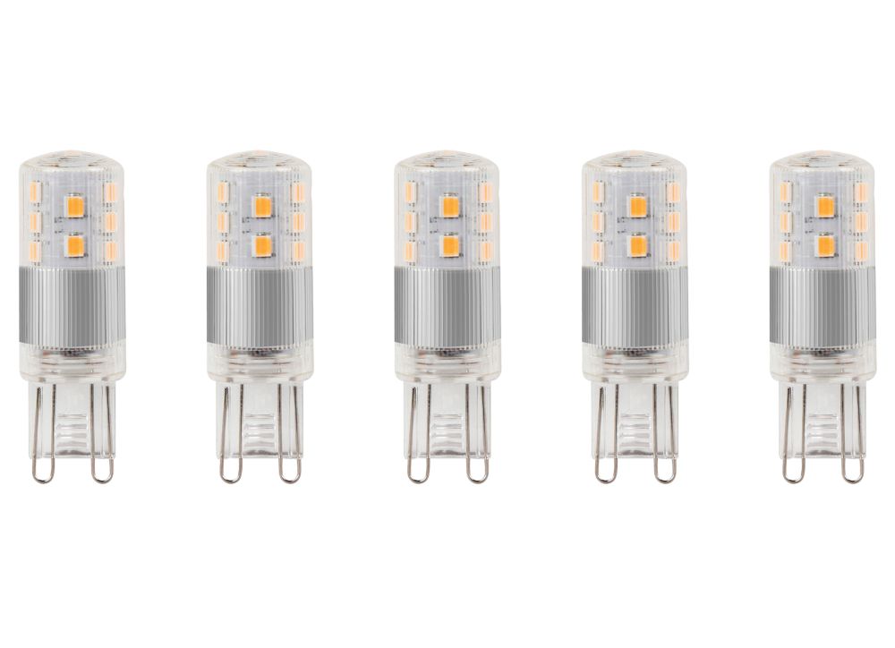 Lot de 5 ampoules LED capsule LAP 0297082700 G9 300lm 2,7W 220-240V