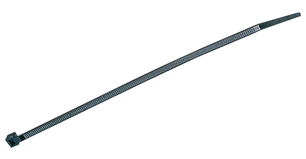 100 colliers de serrage noirs 300 x 4,5mm