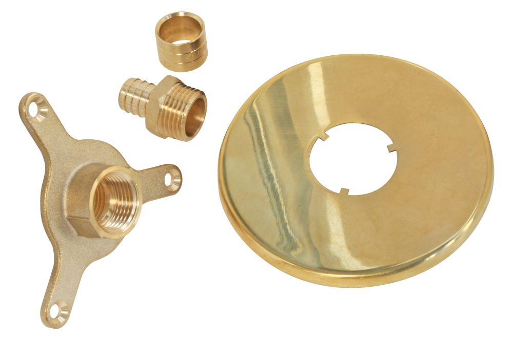 Applique d'arrosage brute avec raccord PER à glissement 16mm x 1/2" Fixoconnect
