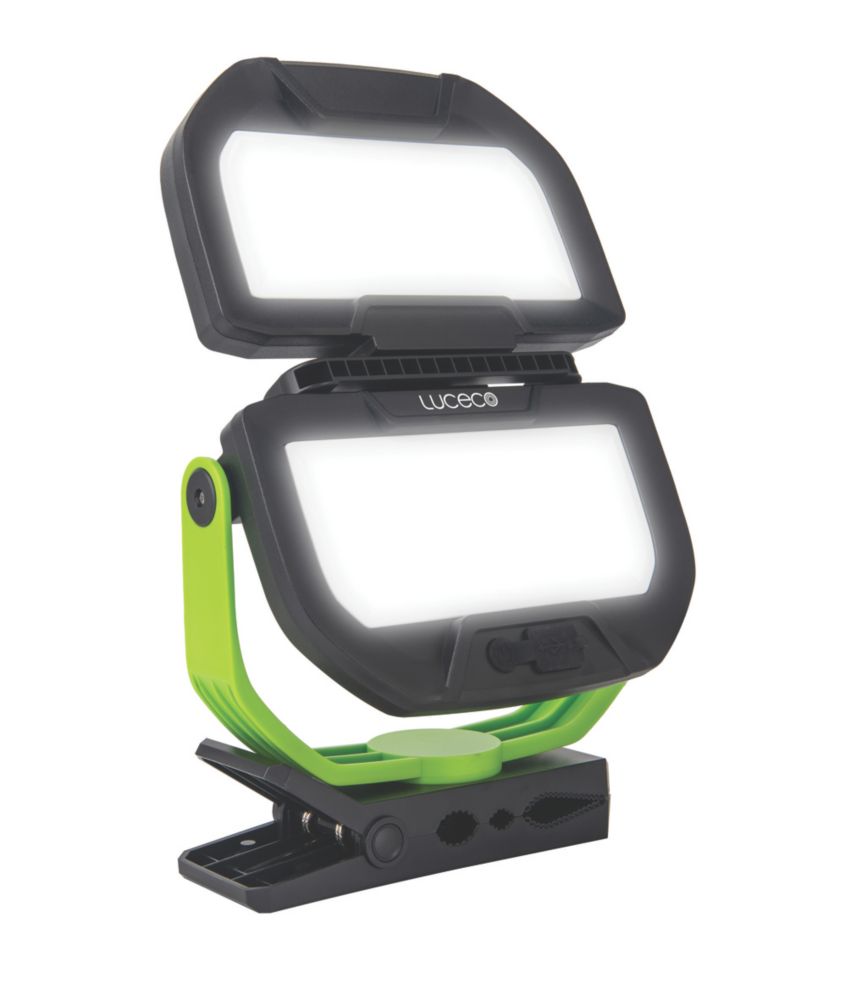 Projecteur de chantier pliable LED rechargeable Luceco 2500lm