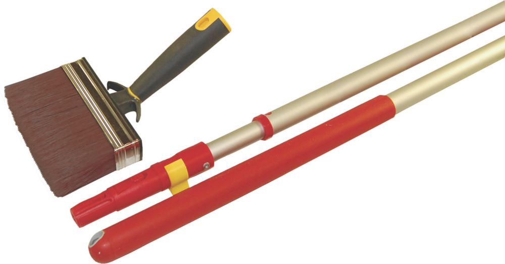 Kit 1 pièce pinceau pour traitement du bois et perche 4 120mm Nespoli