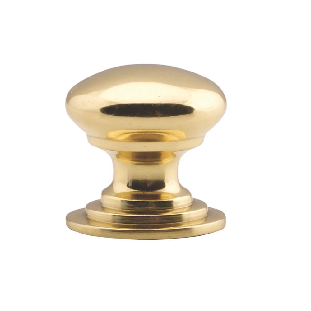 Poignée de placard style victorien Carlisle Brass en laiton poli 32mm