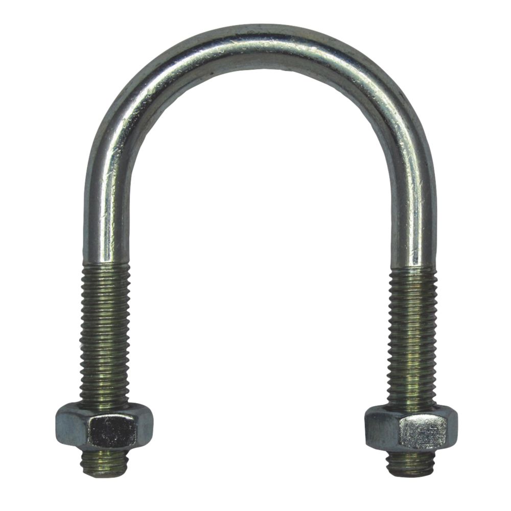 Boulon en U en acier zingué brillant Rawlplug M6 x 48mm
