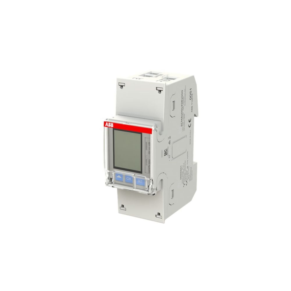 Compteur B21 Monophasé 65A mesure directe Steel Mid ABB