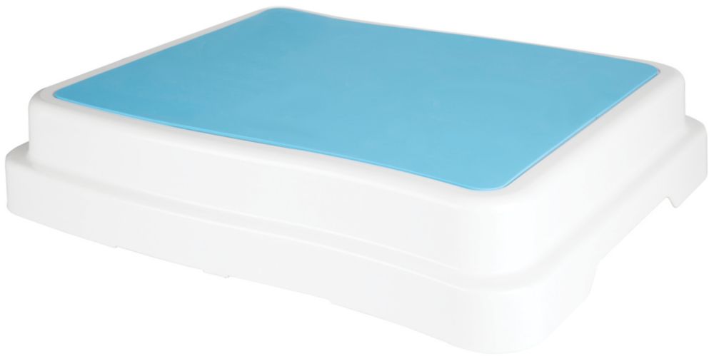 Marchepied pour baignoire Croydex blanc/bleu