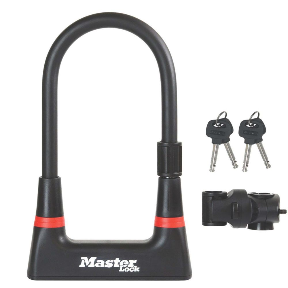 Étrier antivol en D en acier trempé Master Lock 104 x 210mm
