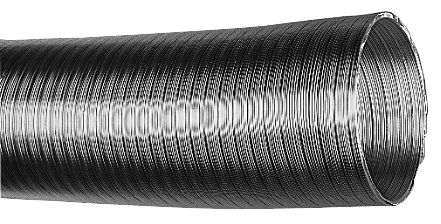 Conduit souple semi-rigide en aluminium Aldes gris 3m x 80mm