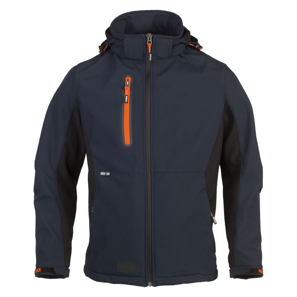 Veste de travail imperméable Herock Tryston bleu marine taille XXXL