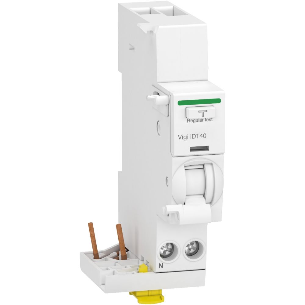 Interrupteur différentiel 25A type A 30mA 1P+N embrochable Acti9 Schneider