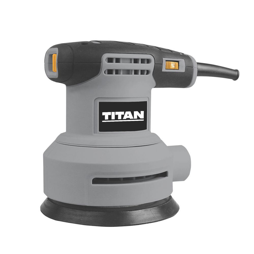 Ponceuse excentrique aléatoire électrique filaire Titan TTB888SDR 125mm 220-240V