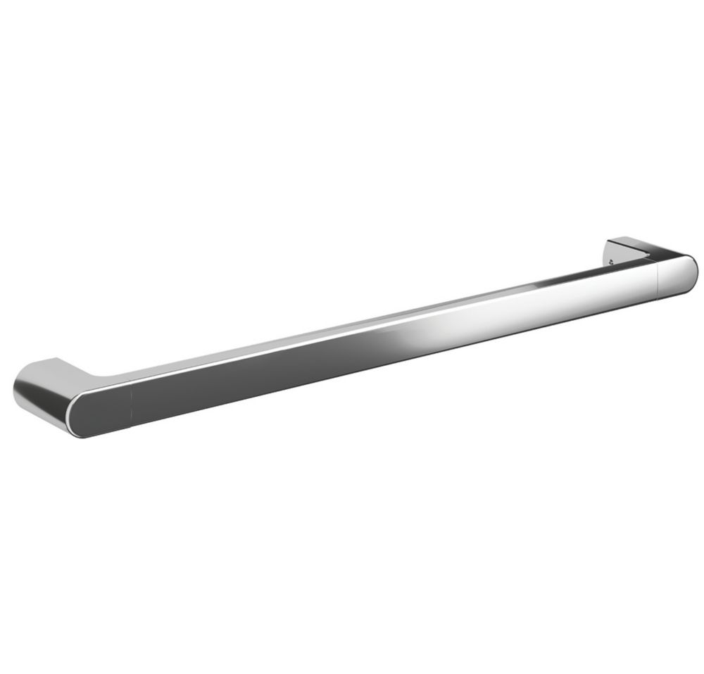 Barre d'appui droite domestique Mira chromée 600mm