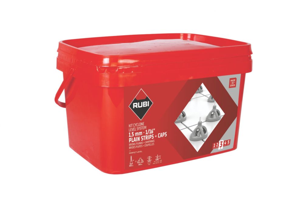 Kit de système de nivellement Cyclone Rubi 35964 400 pièces