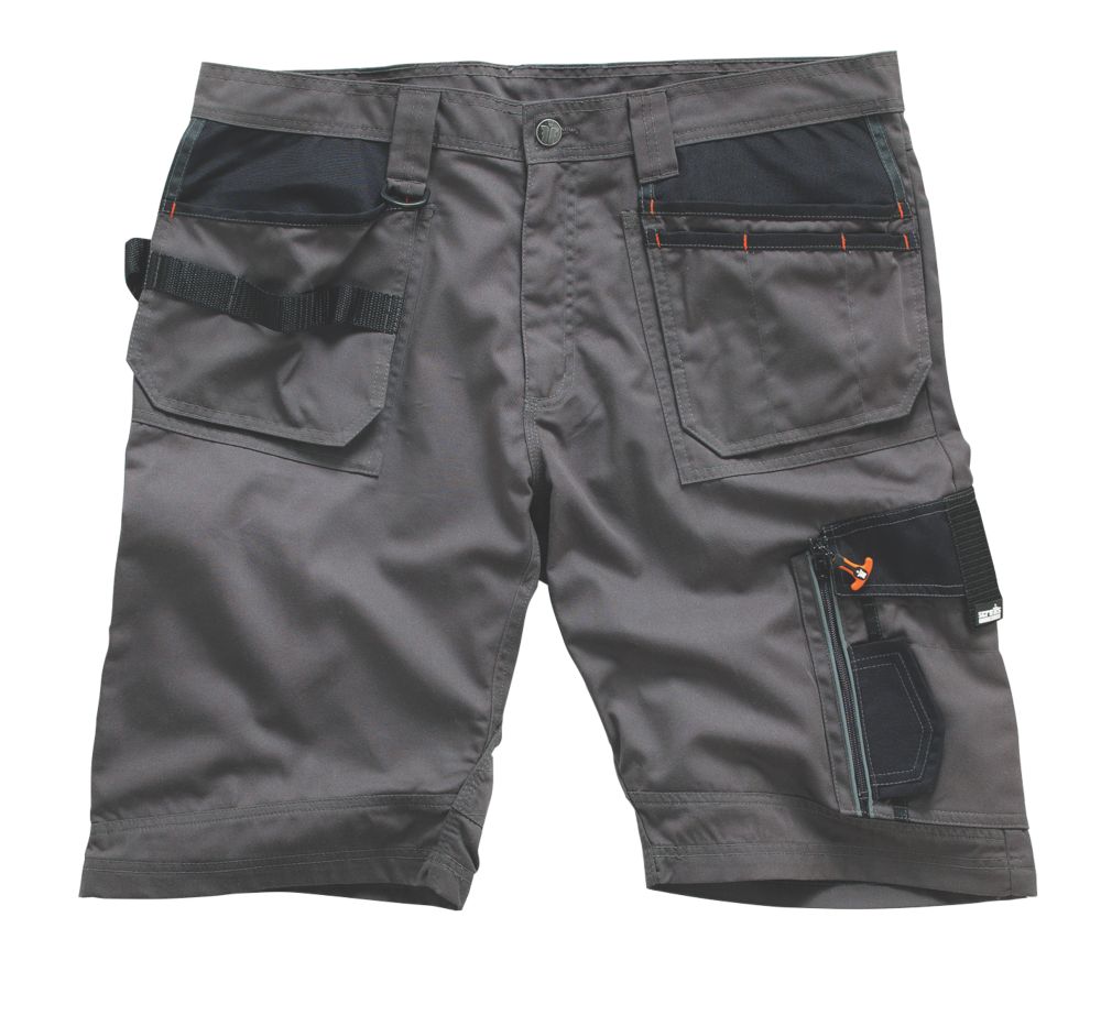Short de travail 3D Trade Scruffs, gris ardoise, taille 46
