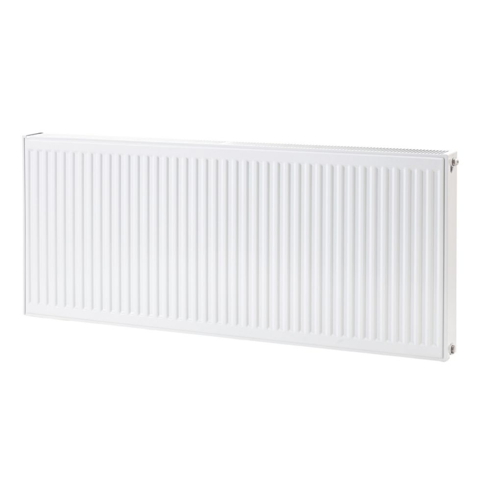 Radiateur eau chaude à double panneau Flomasta type 22 600 x 1400mm blanc