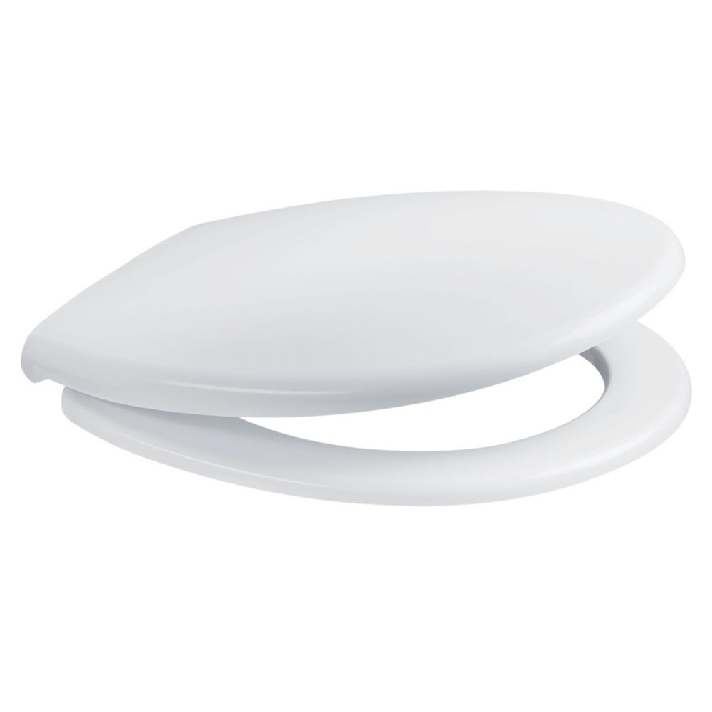 Abattant WC en plastique à frein de chute blanc Arena Wirquin