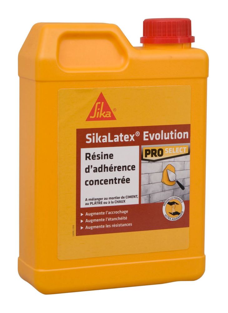 Résine d'adhérence des mortiers Sika Evolution transparente 2L
