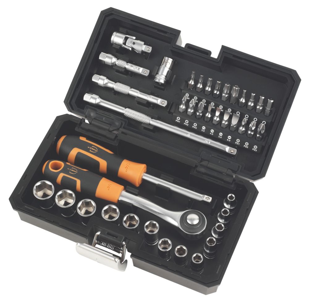 Assortiment de douilles standard Magnusson 1/4" 40 pièces