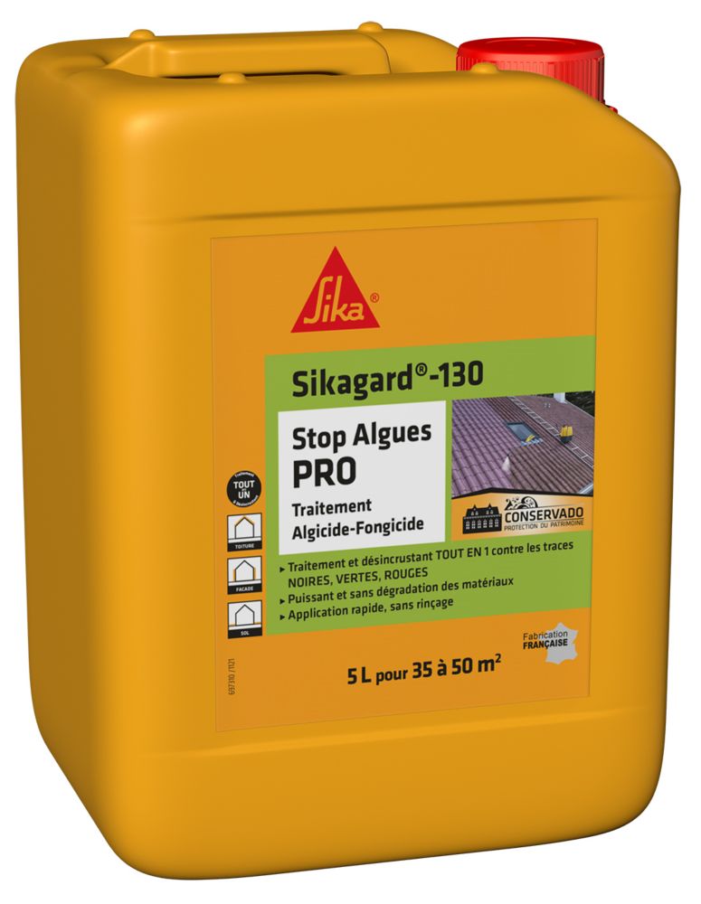 Sika Sikagard 130 Stop Algues Pro incolore 5L
